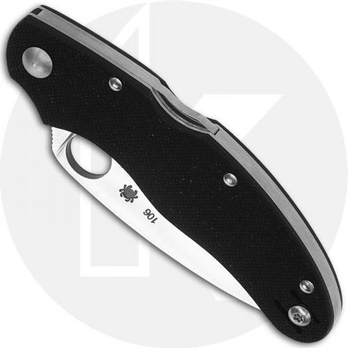 Spyderco Caly 3 C113GS - Serrated VG-10 Blade - Black G10 - Discontinued Item - Serial Numbered - BNIB