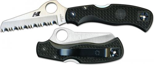 Spyderco Knives: Spyderco Saver Salt 79mm Knife, Black Handle, SP-C118SBK - Discontinued Item � Serial # - BNIB