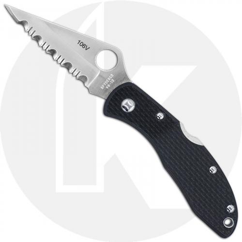 Spyderco Delica Knife - C11CFS - Discontinued Item - Serial Number - BNIB - Limited Run - Serrated - Carbon Fiber