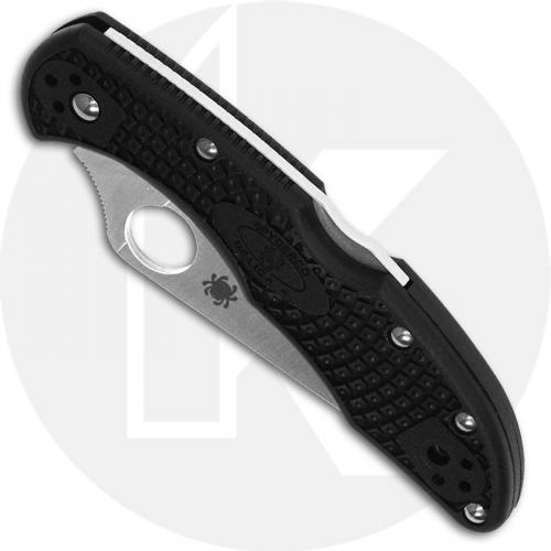 Spyderco Delica 4 Lightweight, Flat Ground, SP-C11FPBK