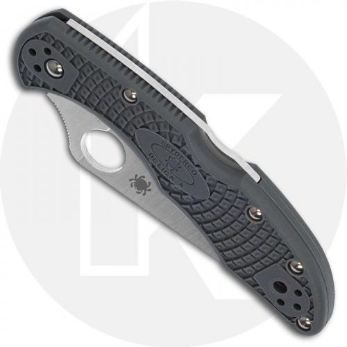 Spyderco Knives Spyderco Delica 4 Lightweight, Gray, SP-C11FPGY