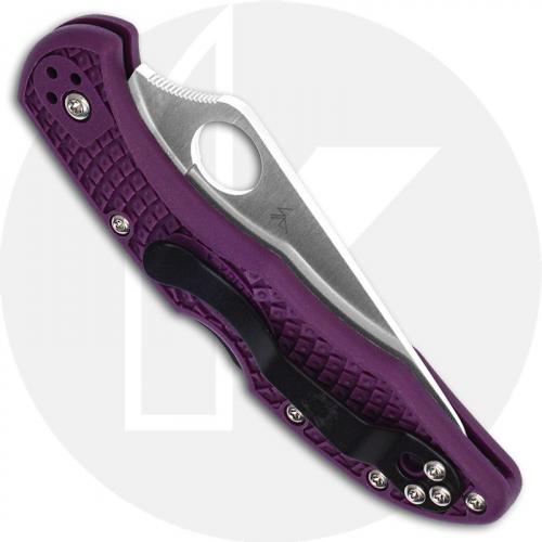 Spyderco Knives Spyderco Delica 4 Lightweight, Purple, SP-C11FPPR