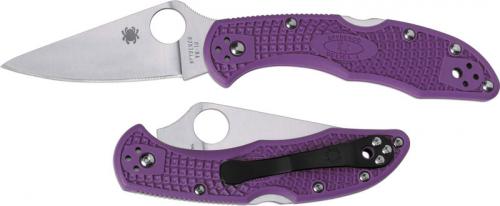 Spyderco Knives Spyderco Delica 4 Lightweight, Purple, SP-C11FPPR