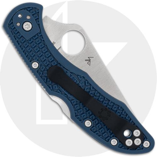 Spyderco Delica 4 C11PCBL Knife - CPM SPY27 - Cobalt Blue FRN