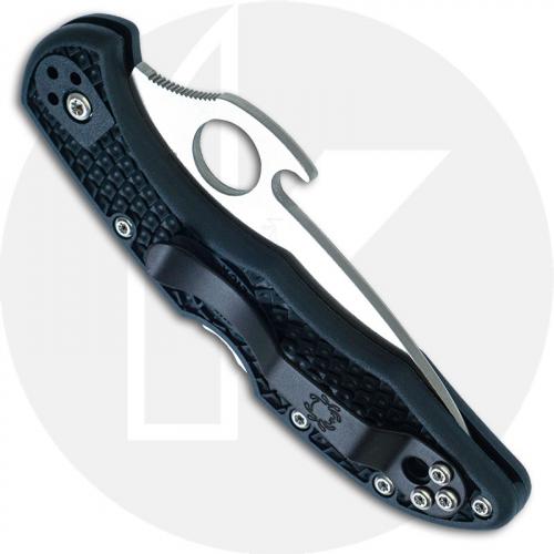 Spyderco Knives Spyderco Delica 4 Wave Knife, SP-C11PGYW