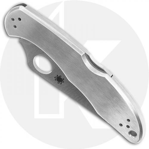 Spyderco Delica 4 SS Knife, Part Serrated, SP-C11PS