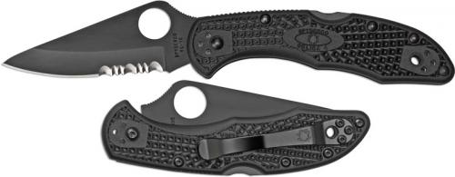 Spyderco Delica 4 Black Blade, SP-C11PSBBK