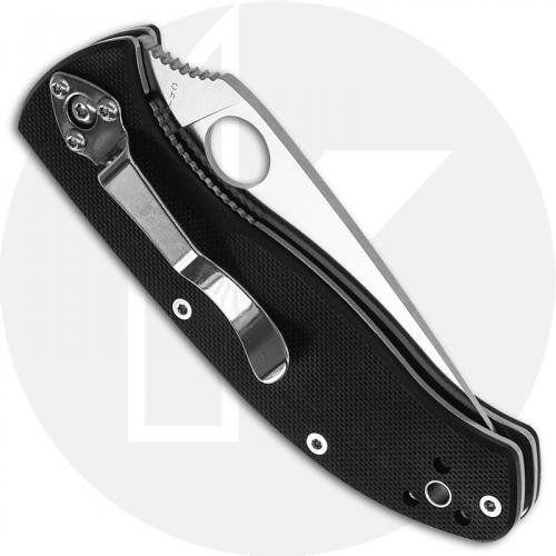 Spyderco Knives Spyderco Tenacious Knife, Part Serrated, SP-C122GPS