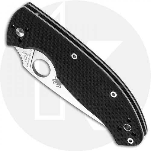 Spyderco Knives Spyderco Tenacious Knife, Part Serrated, SP-C122GPS