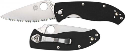 Spyderco Knives Spyderco Tenacious Knife, Serrated, SP-C122GS