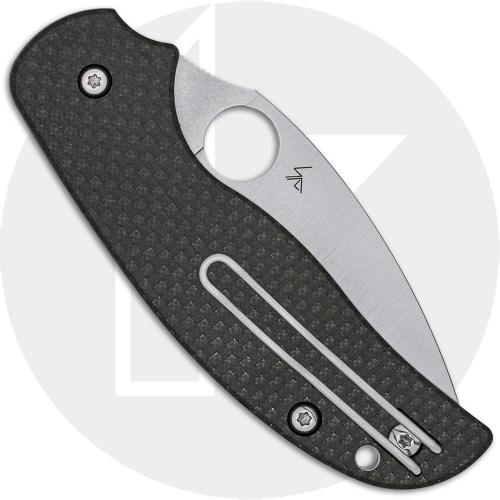 Spyderco Sage 6 C123CFBCLS90VP Knife - Sprint Run - CPM S90V Leaf - Carbon Fiber Handle