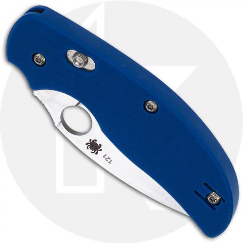 Spyderco Sage 3 C123GPBL - S30V Spear Point - Blue G10 - Discontinued Item - Serial Numbered - BNIB