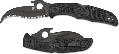 Spyderco Matriarch2 Emerson Opener, Black Blade, SP-C12SBBK2W