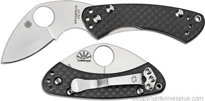 Spyderco Balance Carbon Fiber Knife - C141CFP - Discontinued Item - Serial # - BNIB