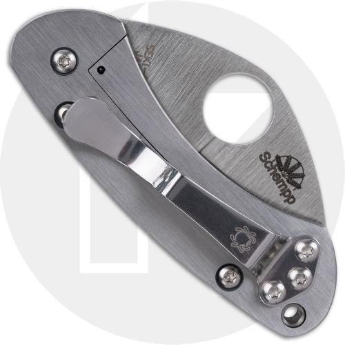 Spyderco Balance C141GPCBL Knife - Sprint Run - Satin CPM SPY27 Leaf - Cobalt Blue G10/Stainless Steel