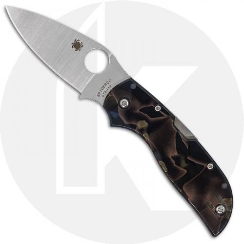 Spyderco C152RNP Chaparral Raffir Noble Knife, 2.80 Inch CTS XHP Blade, Raffir Noble Handle