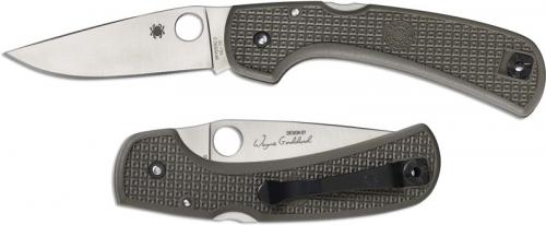 Spyderco Wayne Goddard Lightweight C16POD - 2013 Sprint Run - VG-10 Clip Point - Olive Drab FRN - Serial Numbered - BNIB