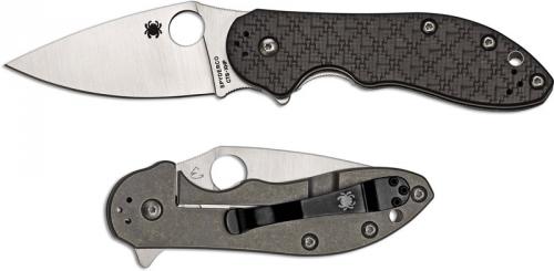 Spyderco Domino Knife, SP-C172CFTIP - Discontinued Item  Serial # - BNIB