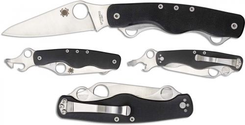 Spyderco ClipiTool Standard C208GP Compact Multi Function Folder Locking Blade G10 Handle