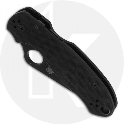 Spyderco C223GPBK Para 3 - Black CPM S45VN - Black G10 - Compression Lock - USA Made