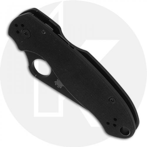 Spyderco C223GPBK Para 3 - Black CPM S45VN - Black G10 - Compression Lock - USA Made