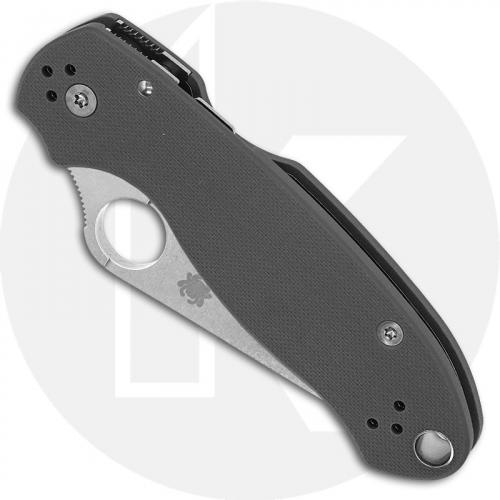 Spyderco C223GPDGY Para 3 Maxamet Gray G10 Compression Lock Folder USA Made