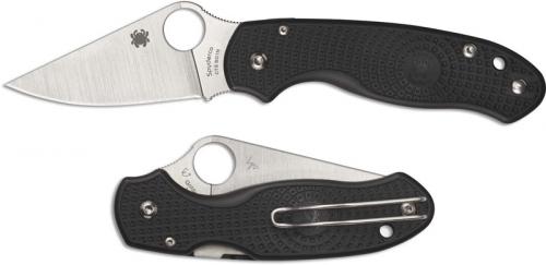 Spyderco C223PBK Para 3 Lightweight EDC Knife, Satin Blade, Black FRN Handle with Compression Lock USA Made