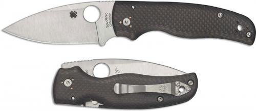 Spyderco C229CFP Shaman Knife Sprint Run - CPM S90V Blade - Carbon Fiber Handle - USA Made