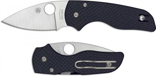 Spyderco Lil Native C230CF90VP - Sprint Run - CPM S90V Leaf Blade - Carbon Fiber - Compression Lock - USA Made