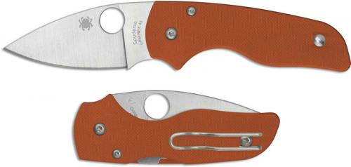 Spyderco Lil Native C230GPBORE - REX 45 Blade - Burnt Orange G10 Handle - Sprint Run - USA Made