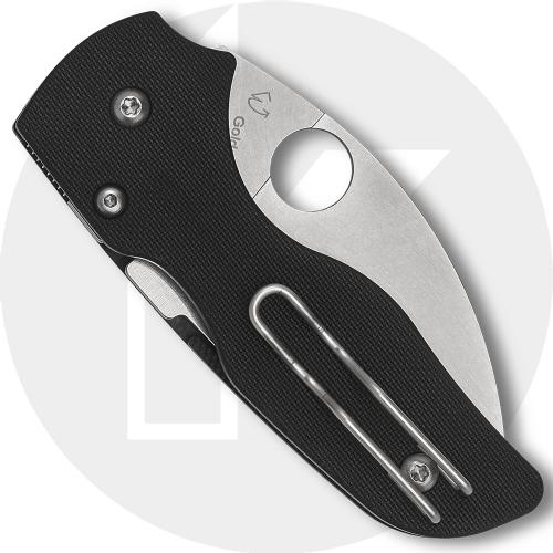 Spyderco Lil Native Wharncliffe C230GPWC - S30V Wharncliffe - Black G10 - USA Made