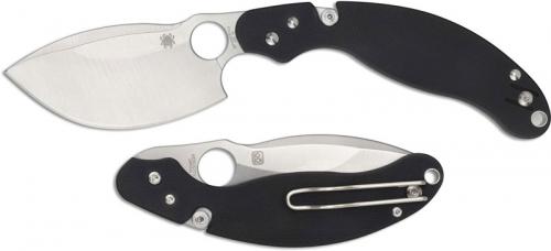 Spyderco Parata Knife C231GP Paul Alexander Folder VG10 Blade Black G10 Handle with Stop Lock