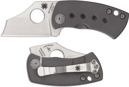 Spyderco McBee C236TIP Jonathan McNees Compact EDC Wharncliffe Ti Handle RIL Folder