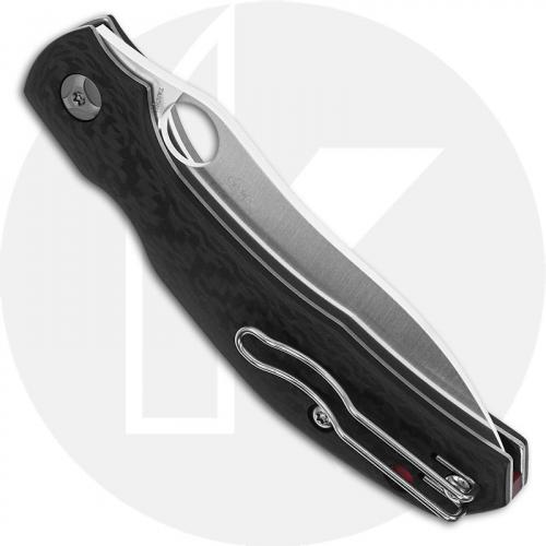 Spyderco Kapara C241CFP Knife Alistair Phillips Gents EDC Drop Point Black Carbon Fiber Compression Lock Folder