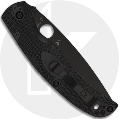 Spyderco Native Chief Lightweight C244PBBK Knife - DLC CTS BD1N - Black FRN - USA Made