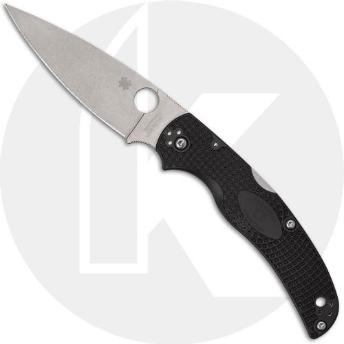 Spyderco Native Chief Lightweight C244PBK Knife - CTS BD1N - Black FRN - USA Made