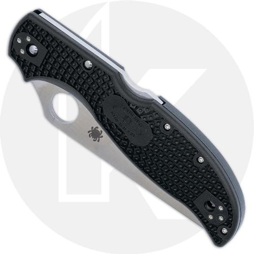 Spyderco Stretch 2 XL Lightweight C258SBK - Serrated VG-10 - Black FRN - Back Lock Folder