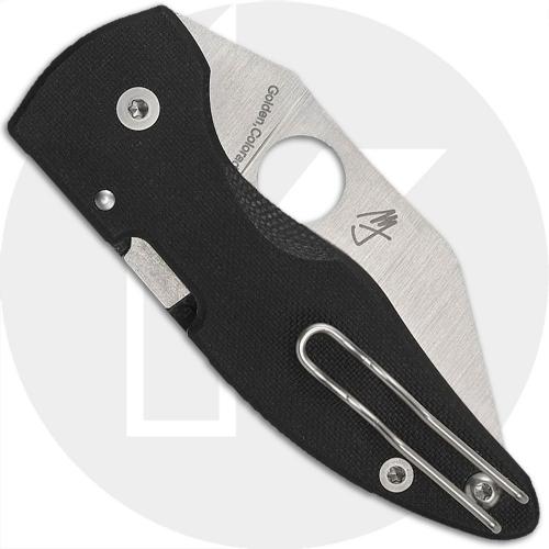 Spyderco MicroJimbo C264GP Knife - Satin CPM S30V - Black G10 - USA Made