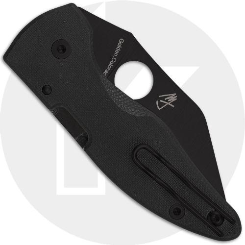 Spyderco MicroJimbo C264GPBK Knife - DLC CPM S30V - Black G10 - USA Made