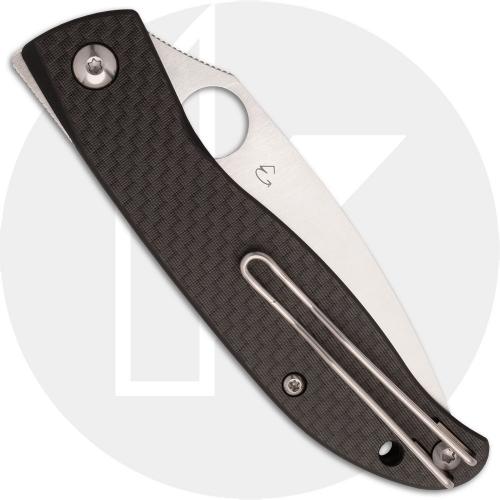 Spyderco Mantra 4 C274CFP Knife - Satin 8Cr13MoV Drop Point - Carbon Fiber/G10 Laminate
