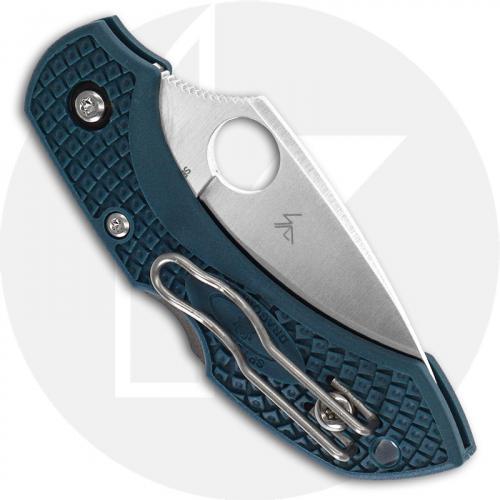 Spyderco Dragonfly 2 Lightweight K390 - C28FP2K390 - K390 Leaf Blade - Blue FRN - Lock Back