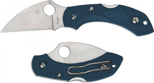 Spyderco Dragonfly 2 Lightweight K390 Wharncliffe - C28FP2WK390 - K390 Wharncliffe - Blue FRN - Lock Back