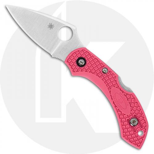 Spyderco Dragonfly 2 Lightweight Pink S30V - C28FPPNS30V2 - S30V Leaf Blade - Pink FRN - Lock Back