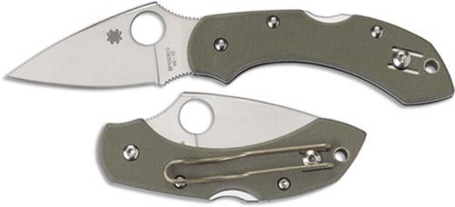 Spyderco Knives: Spyderco Dragonfly, Foliage Green G10, SP-C28GPFG