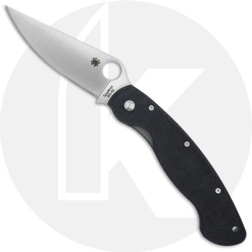 Spyderco Military C36CFBGP - BG-42 Sprint Run - Black Carbon Fiber - Discontinued Item - BNIB - 2006