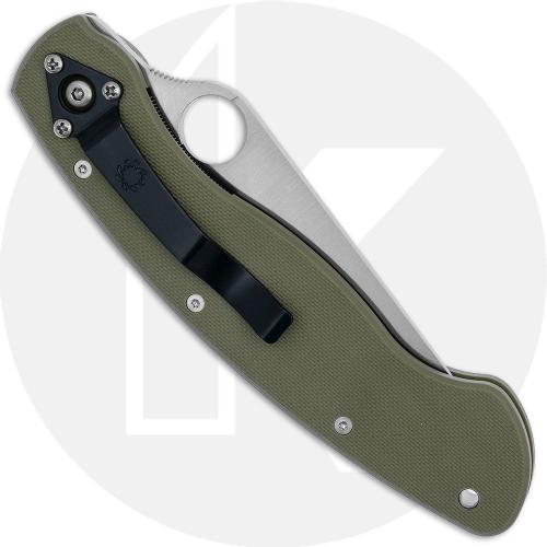 Spyderco Military C36FGD2P - CPM-D2 Sprint Run - Foliage Green G10 - Discontinued Item - BNIB - 2007