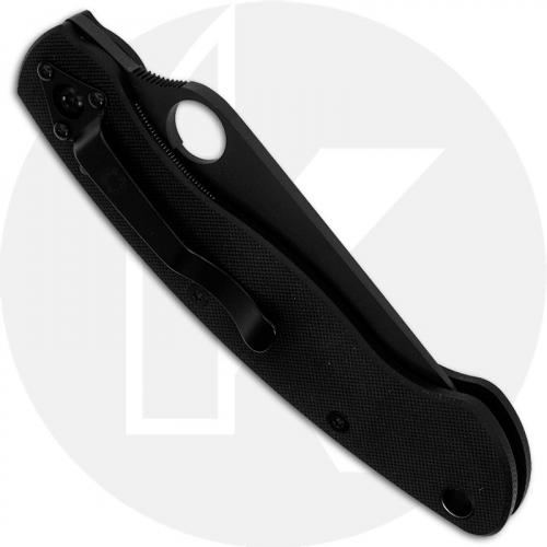 Spyderco Knives Spyderco Black Military Knife, SP-C36GPBK