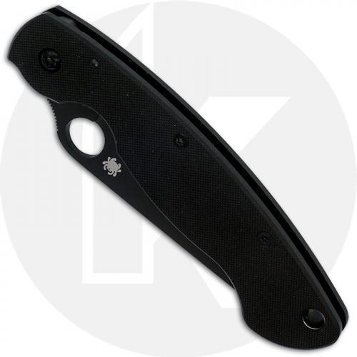 Spyderco Knives Spyderco Black Military Knife, SP-C36GPBK