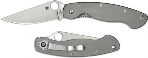 Spyderco Knives: Spyderco Ti Mil Military Knife, SP-C36TIP