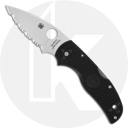 Spyderco Native 5 FRN Knife, Serrated, SP-C41SBK5